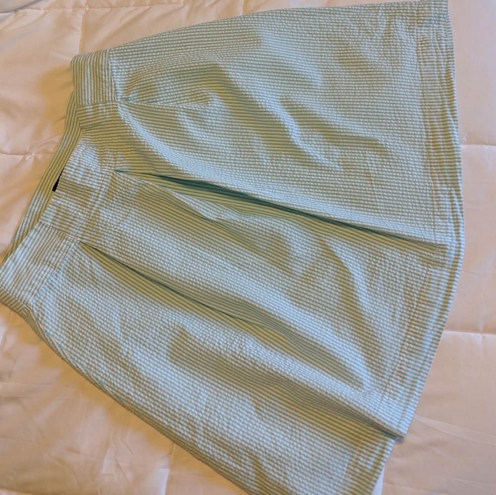 Lands' End Seersucker Skirt